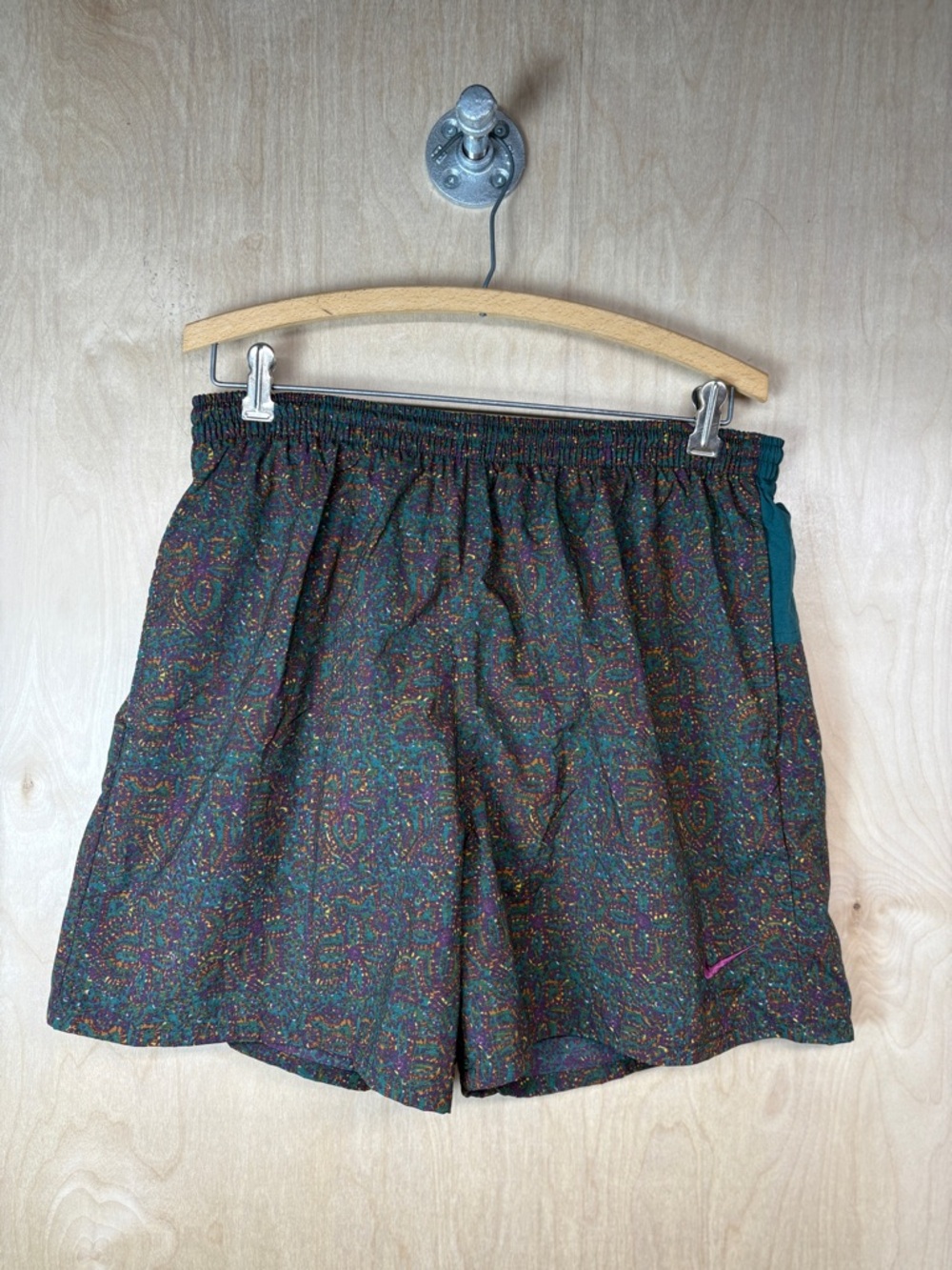 Nike Men’s Dark Teal Multi-Print Athletic Shorts